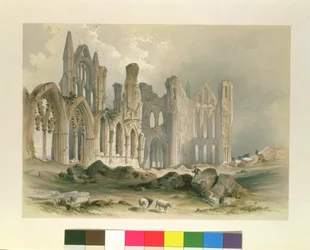 Whitby Abbey from the North-East, from 